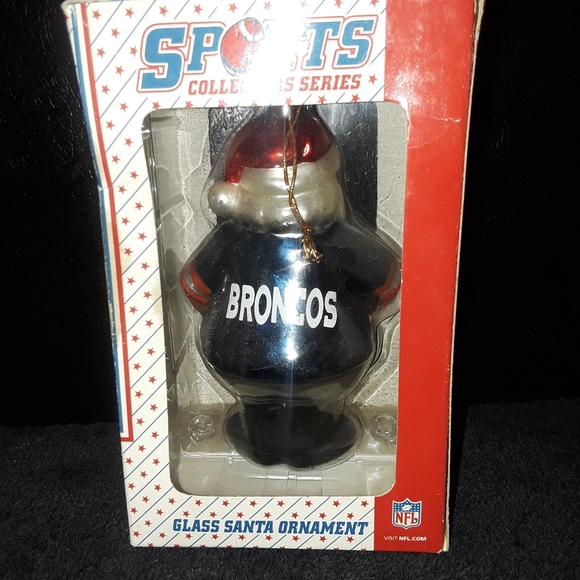 NFL Denver Broncos Christmas Ornament Santa - Picture 8 of 15